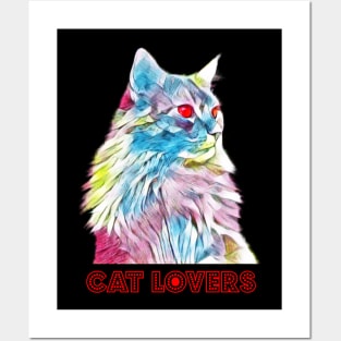 Cat Lovers Posters and Art